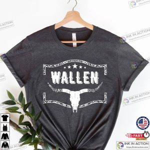 Morgan Wallen T-shirt, Wallen Bullhead Tee