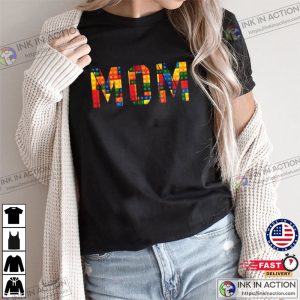 Mothers Day Mom Brick Builder T shirt 3