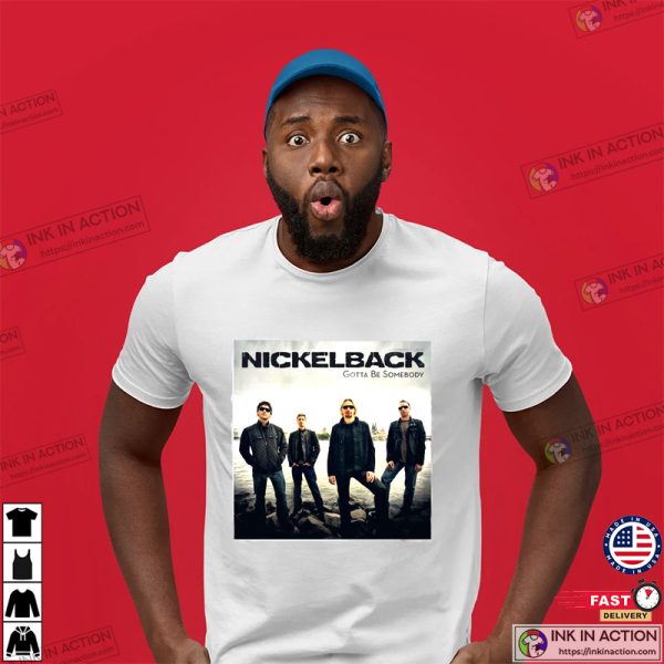 Nickelback Handmade Concert Rock Band T-Shirt