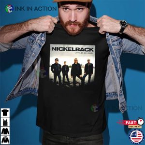 Nickelback Handmade Concert Rock Band T Shirt 4