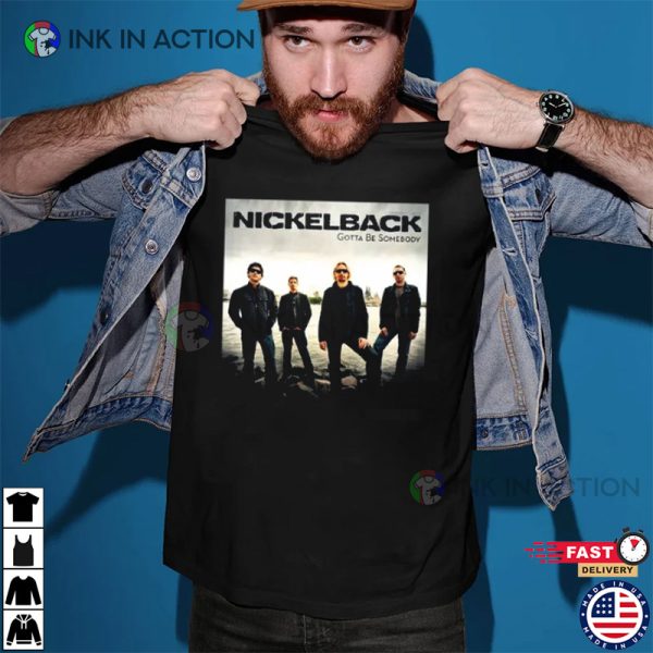 Nickelback Handmade Concert Rock Band T-Shirt