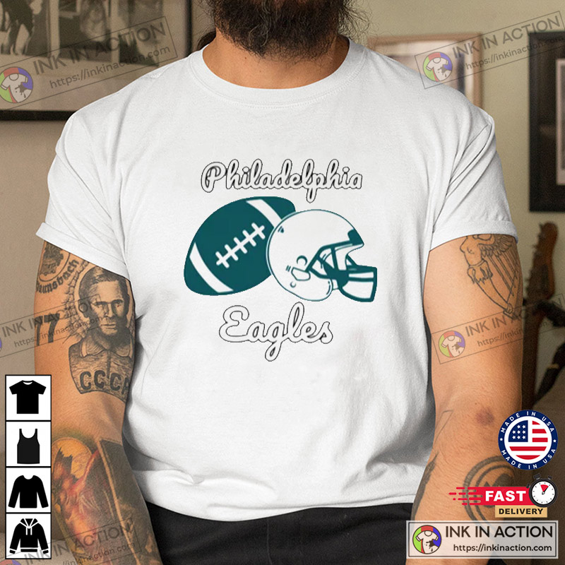 Philadelphia Eagle T-shirt, Vintage Eagle Shirt - Ink In Action