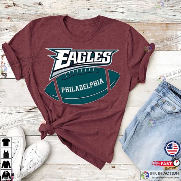 Philadelphia Eagle T-shirt, Vintage Eagle Shirt, American Football Fans