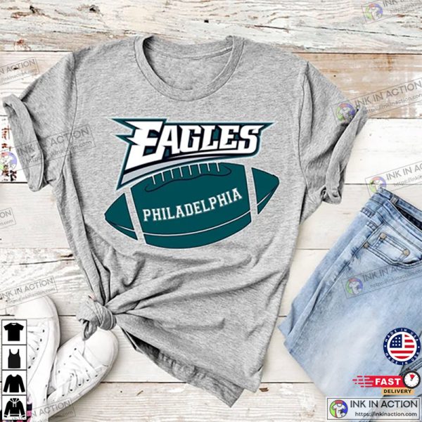 Philadelphia Eagle T-shirt, Vintage Eagle Shirt, American Football Fans