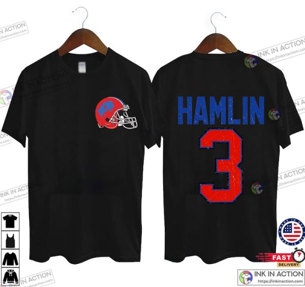 Pray For Damar Hamlin T-Shirt, Vintage Damar Hamlin Shirt