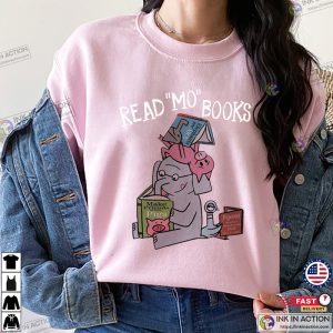 Read MO Books Book Lover Book Reading Shirt Gift for Teacher 3