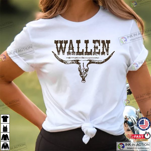 Retro Wallen Western T-Shirt, Cowboy Wallen Shirt