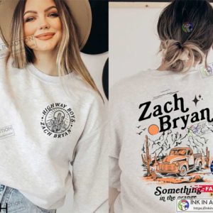 Something in The Orange Zach Bryan Shirt 2 Sides