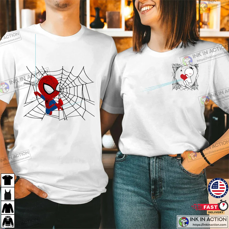 Spiderman Valentine Shirt, Valentine's Gift - Ink In Action