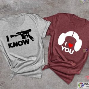 Star Wars Couple Shirt I Love You I Know Shirt 3