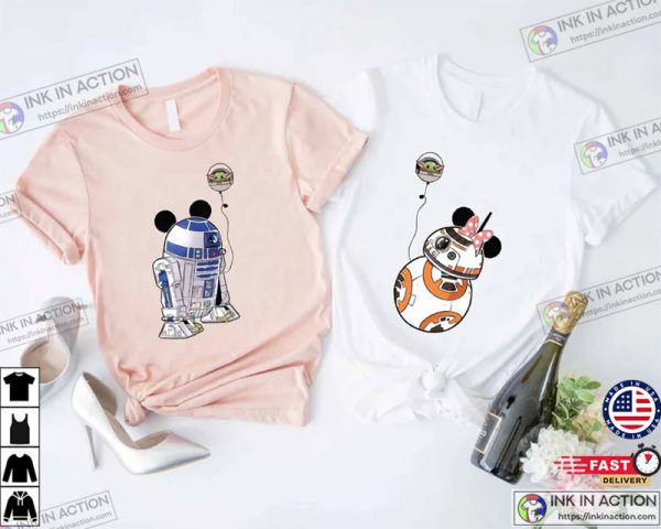 Star Wars Couple T-Shirt, Disney Star Wars Shirt