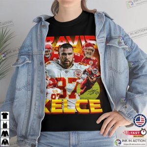 TRAVIS KELCE Kansas City Chiefs T shirt 2