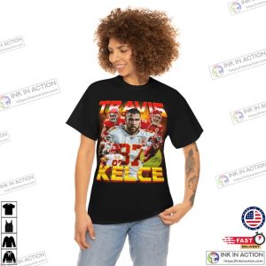 TRAVIS KELCE Kansas City Chiefs T shirt 4