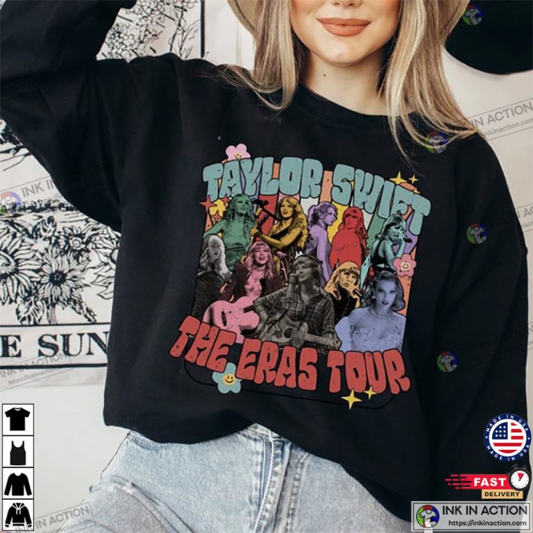 Taylor The Eras Tour Retro Shirt - Ink In Action