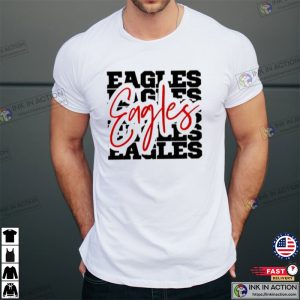 Team Mascot T Shirt Eagles Team Shirt 1