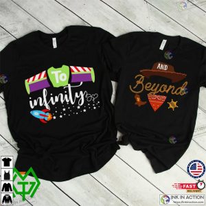 To Infinity and Beyond Couple Matching Shirt, Toy Story Family T-shirt