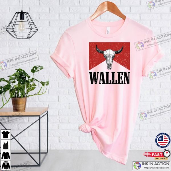 Wallen Bullhead Tee, Cowboy Wallen T-Shirt, Morgan Wallen T-Shirt