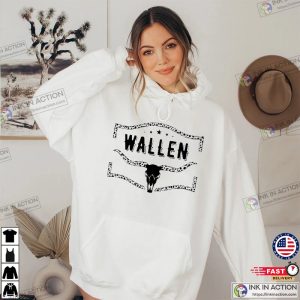 Wallen Western Shirt Country Music Shirt Cow Skull Wallen Tshirt 1