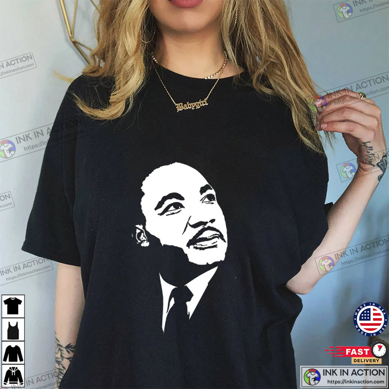 Martin Luther King Junior Silhouette Illustration Unisex Sweatshirt