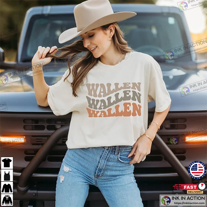 Morgan Wallen Shirt Retro Wallen Cowboy Wallen Country Music - iTeeUS