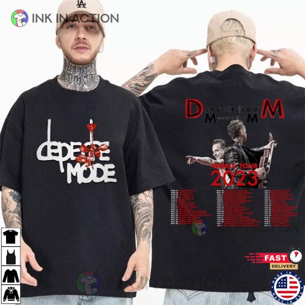 Depeche Mode Memento Mori World Tour 2023 Merch T-shirt