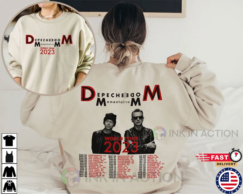 2023 Depeche Mode Memento Mori World Tour Sweatshirt, Depeche Mode