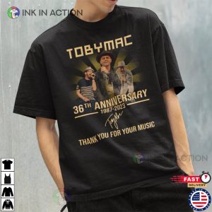 36th Anniversary 1987 2023 Thank You For Memories Signature T Shirt 3