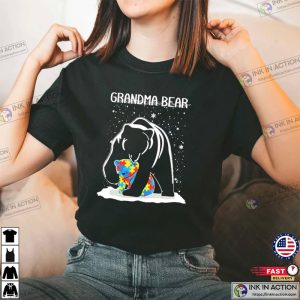 Autism Grandma Bear T Shirt 1 1