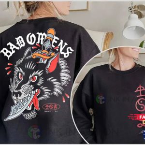 Bad Omens Band Wolf Dagger 2023 Shirt, Bad Omens Shirt