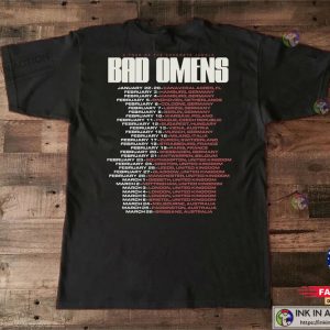 Bad Omens World Tour 2023 T Shirt A Tour Of The Concrete Jungle T Shirt 4