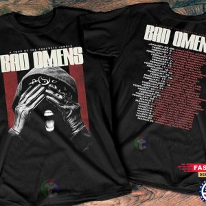 Bad Omens World Tour 2023 T Shirt A Tour Of The Concrete Jungle T Shirt 6