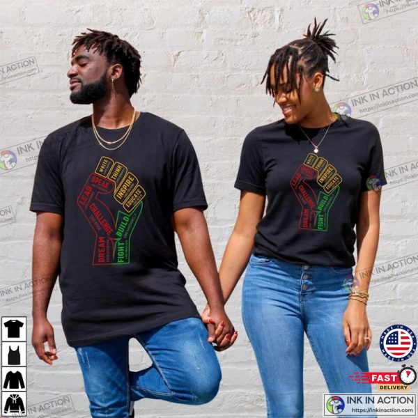 Black History Month Couple Shirt