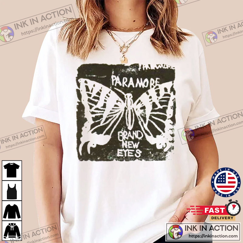 Paramore Rock Band 2023 Vintage Merch, Paramore Tour Shirt,This Is Why, Brand  New Eyes Unisex