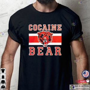 Chicago Bears Cocaine Bear T-shirt - Ink In Action