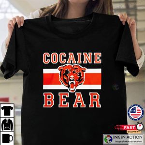 Chicago Bears Cocaine Bear T shirt 4 1