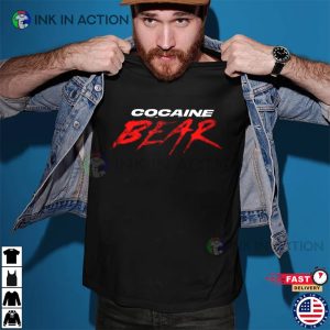 Cocaine Bear Trending Movie T shirt 2 1