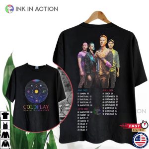 Coldplay Music Of The Spheres Shirt Music Tour 2023 T shirt