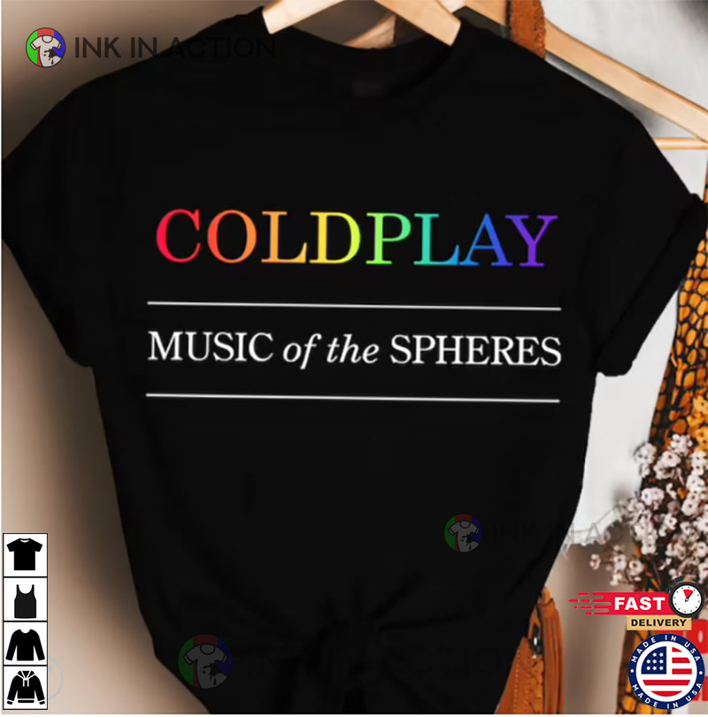 Coldplay Music Of The Spheres Tour Shirt