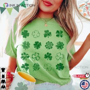Comfort Colors Shamrocks St. Patrick’s Day T-shirt