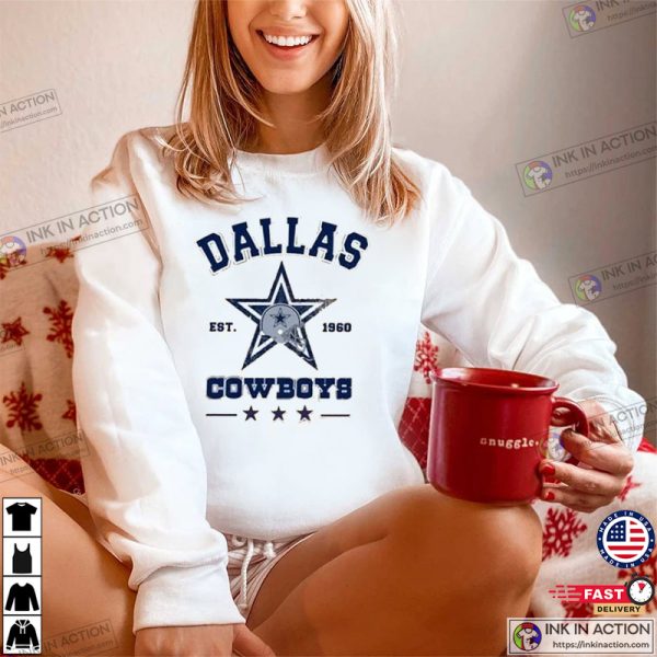 Dallas Cowboys Est 1960 Vintage Dallas Cowboys Shirt