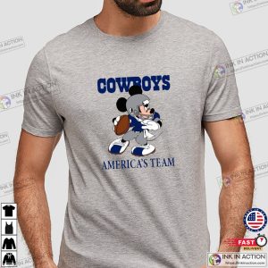Dallas Cowboys Mickey T-Shirt, Dallas America’s Team T-Shirt