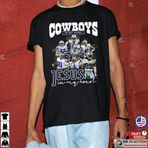 Dallas Cowboys Shirt Cowboys In My Veins Jeus In My Heart T Shirt 2