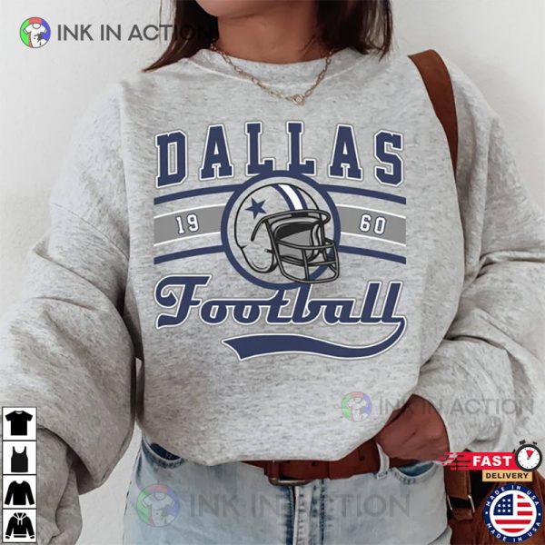 Dallas Cowboys T-shirt, Vintage Style Dallas Football Shirt