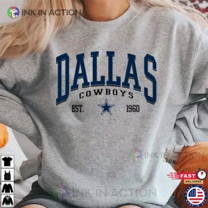 Dallas Football T Shirt Vintage Style Dallas Shirt 2