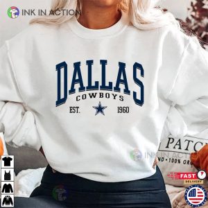 Dallas Football T Shirt Vintage Style Dallas Shirt 3