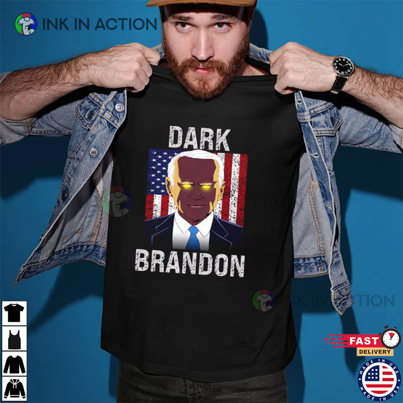 Dark Brandon American Flag Trump 2024 T-shirt - Print your thoughts. Tell  your stories.