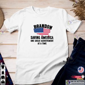 Dark Brandon Meme Lets Save America One Great Achievement At A Time T Shirt 1