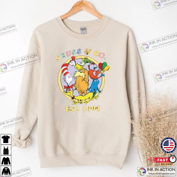 Dr. Seuss And Co. Est 1904 Shirt, Cat In The Hat Shirt