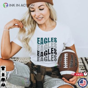 Eagles Shirt, Retro Football T-shirt, Eagles Football Shirt