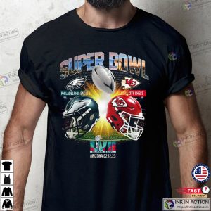 Eagles VS Kansas T Shirt Super Bowl LVII T Shirt 2